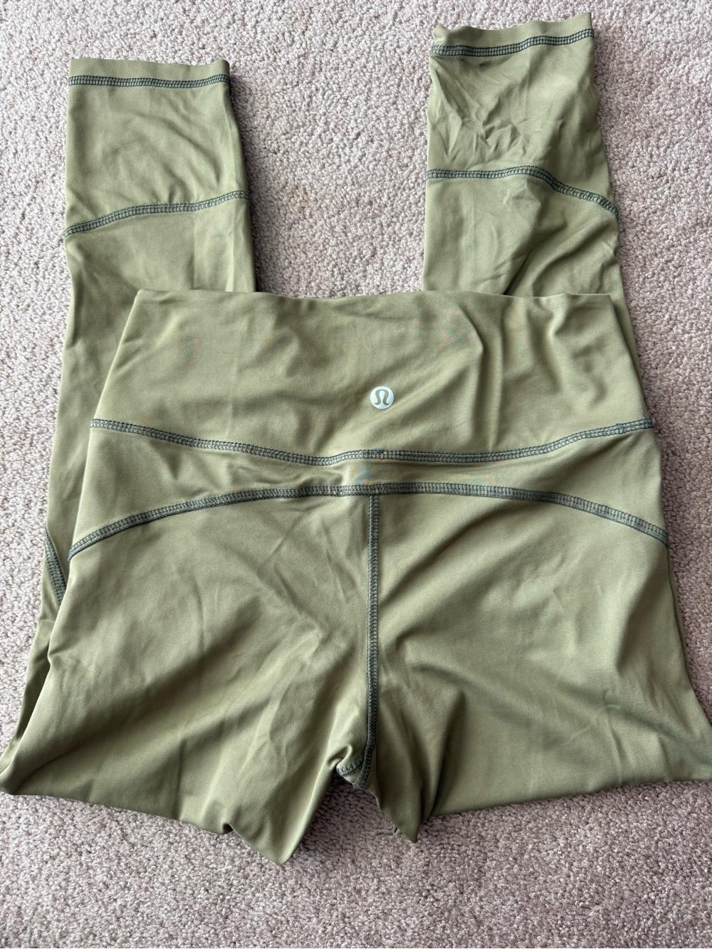 Inspired Women's Olive Green High-Rise Shorts